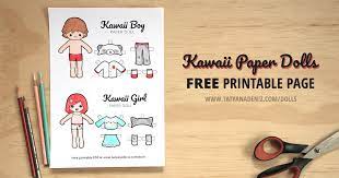 Maybe you would like to learn more about one of these? Free Printable Kawaii Paper Dolls Colouring Pages