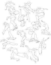 Just art and writing refs/tutorials/whatever i look at to help with my art and writing just cool things i like, maybe this can help you as well. Pin By David Miroewski On Character Poses Skateboarder Drawing Drawing Poses Art Reference Poses