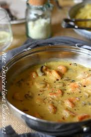 Sauce Aux Crevettes Cremeuse Parmesan Et Champignons Recette Recettes De Cuisine Cuisine Cuisine Poisson