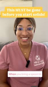 Tongue Thrust (Extrusion) Reflex, If we don’t check for the loss of this  reflex prior to starting foods, many parents mistake it for their baby not  liking/wanting the food, when it’s really just a ...