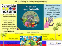 Tras proclamar la independencia se enviaron a inglaterra misiones diplomáticas de la junta de caracas y de las provincias unidas de la nueva granada; El Consulado En Miami Invita A Los Ninos A Conmemorar El Dia De La Independencia De Colombia El 16 De Julio Consulado De Colombia En Miami
