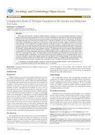 The colonial rule of british over malayan land which led to the sources of malaysian as can be seen today. Pdf Comparative Study Of Multiple Causation In The Iranian And Malaysian Tort Law