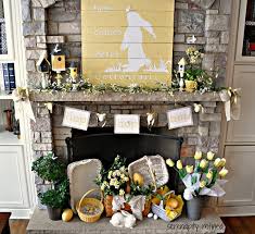 I'm chomping at the bit to pull out the bunnies and eggs. 20 Vibrant Diy Easter Themed Mantel Designs Home Design Lover