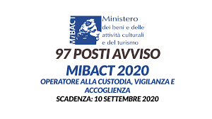 Sulla gazzetta ufficiale è stato pubblicato il bando di concorso per l'assunzione di 1052 unità di personale non dirigenziale a tempo indeterminato che dovranno custodire e vigilare su musei, parchi pubblici e luoghi di interesse artistico per contro del ministero dei beni culturali. 97 Posti Concorso Mibact 2020 Operatori Custodia Vigilanza E Accoglienza Workisjob