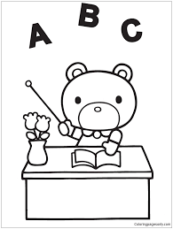 You can also download or link directly to our teacher coloring books and coloring sheets for free ‐ just click on the pictures to view all the details. Hello Kitty Teddy Bear Teacher Coloring Pages Cartoons Coloring Pages Coloring Pages For Kids And Adults