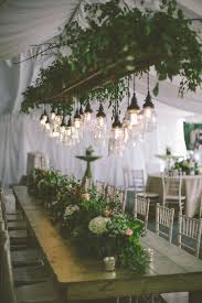 Rustic Wisconsin Backyard Wedding Backyard Wedding Hanging Centerpiece Wedding Decorations