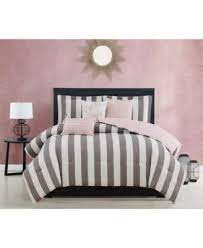 Juicy Couture Cabana Stripe Reversible Comforter Set 6 Piece Queen Reviews Comforter Sets Bed Bath Macy S