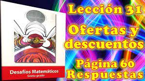 El administrador recopila datos sobre respuestas del libro de matematicas 6 grado. Desafios Matematicos Sexto Grado Leccion 31 Pagina 60 Ofertas Y Descuentos Youtube