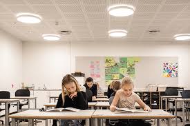 We would like to keep the pot rack where it is. The Future Of School Lighting With Limbic Lighting Zumtobel