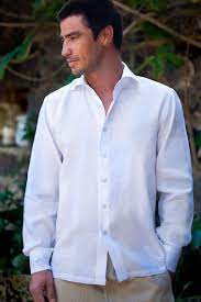 Linen Amalfi Shirt Ls Linen Shirt Linen Shirt Men Beach Wedding Attire