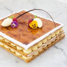 Milles Feuilles Celebration Cakes Creme Patissiere Butter Puff Pastry