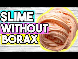 Slime without glue, borax or cornstarch is going to be fluffy, but it is still slime. A Recipe For Slime Without Borax
