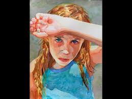 As requested... Here is the photo of a finished painting that I started as  a demo for the Illinois Watercolor Society and the St. Louis Watercolor  Society. The painting has been done