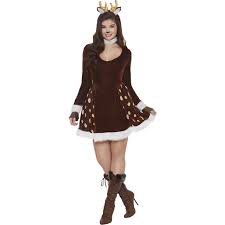 If you don't have time for that, i recommend you to turn your piece inside out and put it in the washer on a cold, short, and gentle cycle (again. Women S Adult Deer Me Halloween Costume Walmart Com Walmart Com