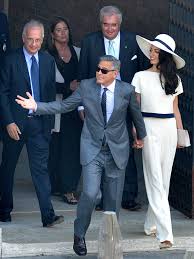 Not only were the clooneys invited to the main event at st george's chapel. Photos George Clooney Amal Alamuddin Get Married In Venice Italy Abc7 San Francisco