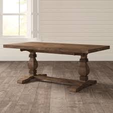 Olson Pine Solid Wood Dining Table Reviews Birch Lane In 2020 Dining Table Solid Wood Dining Table Dining Table Rustic