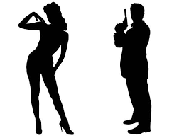 Maybe you would like to learn more about one of these? James Bond Theme Pappfiguren Lebensgrosse Secret Agent Spy Lady Silhouette 2 Pack Lifesize Standee Kinder Rollenspiele Spy Gear Memorial Cards Ie