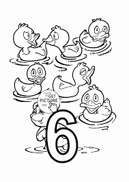 Number 6 Coloring Page Beautiful Counting Coloring Pages For Preschoolers In 2020 Kindergarten Coloring Pages Coloring Pages Inspirational Geometric Coloring Pages