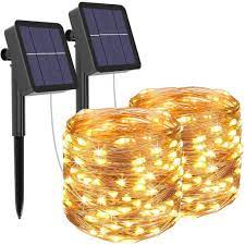 Die lichterketten sind nicht nur für den sommerlichen garten geeignet, sondern auch für den einsatz bei frost und schnee. 2 Stuck Solar Lichterkette Aussen Litogo Kaufland De