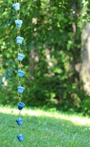 Diy Ombre Rain Chain Rain Chain Rain Chain Garden Diy Ombre