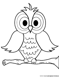 Each printable highlights a word that starts. Cute Owl Coloring Pages Coloring Home
