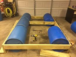 Pin By Matt Wallace On Picnic Tables Floating Picnic Table Barrel Projects Raft Building