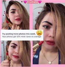 Red lipstick makeup vibes