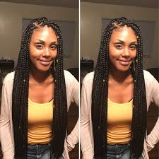 Box braids may be of any width or length, but most women add synthetic or natural hair to the braid for it may take a long time to complete the style, but the finished product is beautiful and lasts for months. Box Braids Extra Long Boxbraids Braided Hairstyles Box Braids Hairstyles Box Braids Styling