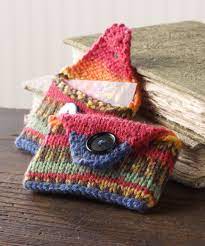 See more ideas about easy yarn crafts, finger knitting, loopy yarn. Quick Handy Business Card Case Easy Knitting Patterns Easy Knitting Knitting Yarn