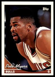 1993-94 Topps Pete Myers . Chicago Bulls #235