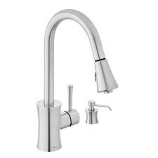 Martha stewart living is a separate collection intended to coordinate with other. Glacier Bay Luca Single Handle Pull Down Sprayer Kitchen Faucet In Stainless Steel Fp4a0032bnv The Home Depot