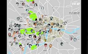 The London Star Map Haute Living