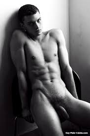 Male Model Lewis Mayhew Frontal Nude Photoshoot - Gay-Male-Celebs.com