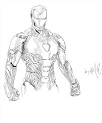 Nah kali ini azufi mau challenge sama wa neng, challenge nya mewarnai gambar superhero ironman dan hulk. Iron Man Mark 50 Coloring Pages Homeicon Info