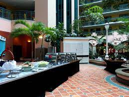 The Atrium Lunch Buffet Airport Hotel Embassy Suites Miami International Airport