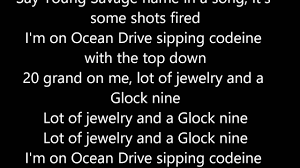 21 Savage Metro Boomin Ocean Drive Official Lyrics Youtube Original lyrics of 21 song by dababy. 21 savage metro boomin ocean drive