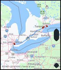 Results for the country of canada are set to show towns with a minimum population of 5 people, you can decrease or increase this number. What Is The Distance From Scarborough Canada To Windsor Canada Google Maps Mileage Driving Directions Flying Distance Fuel Cost Midpoint Route And Journey Times Mi Km