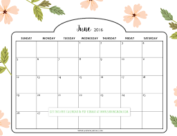 Pretty Printable Calendars For June June Calendar Printable Calendar Printables Monthly Calendar Printable