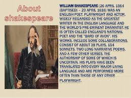 The poems of william shakespeare. Famous Poet William Shakespeare