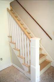 Oak Rail Replacement With Boxed Newel 2 Of 2 Newel Post Box Newel Post Replace Banister