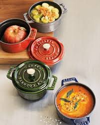 Staub Cast Iron Mini Round Cocotte Set 1 4 Qt Williams Sonoma Cocotte Recipe Cooking Cast Iron Cooking
