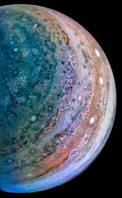 Jupiter Capturado Por La Sonda Espacial Juno Space And Astronomy Space Art Jupiter Planet