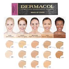 Dermacol Foundation Colour Chart Bedowntowndaytona Com