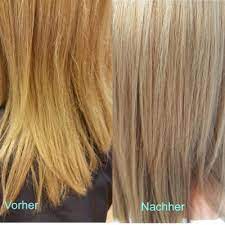 Bin jetzt schon seit ich in der 1klasse war immer blond jedoch ist friseur immer so sau teuer.daher hab ich schon mehr als genug eigenversuche gestartet der ansatz wird aber immer so orange und silber. Die Grosse Zauberrei Blond Gelbstich Nach Blondieren Oder Hellerfarben Friseursalon Haarchitektur In Luneburg