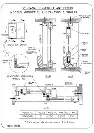 Aluminium Window Detail And Drawing In Autocad Dwg Files Aluminium Windows Window Detail Door Detail