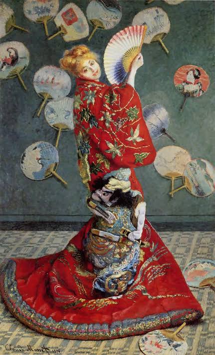 Resultado de imagem para Madame Monet en costume japonais"
