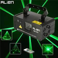 Alien Remote 50mw Green Laser Projector Professional Stage Lighting Effect Dmx 512 Scanner Dj Disco Pa Stage Lighting Commercial Lighting Stage Lighting Design
