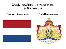 Nederland) — держава на північному заході європи, розташована на узбережжі північного моря. Krayina Na Zahodi Yevropi Niderlandi Prezentaciya Doklad