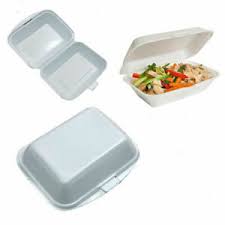 Hp2 hb9 mb9 food takeaway burger box foam polystyrene containers 125 offer cheap. 50x Medium Hb9 Polystyrene Foam Food Containers Takeaway Box Hinged Lid Ebay