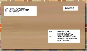 Sebagai pelamar kerja kita tidak boleh mengabaikan desain atau kemasan dari ada beberapa hal yang harus diperhatikan pada saat kita menulis identitas pada sampul amplop surat lamaran kerja. Contoh Amplop Surat Lamaran Kerja Guru Kumpulan Contoh Gambar